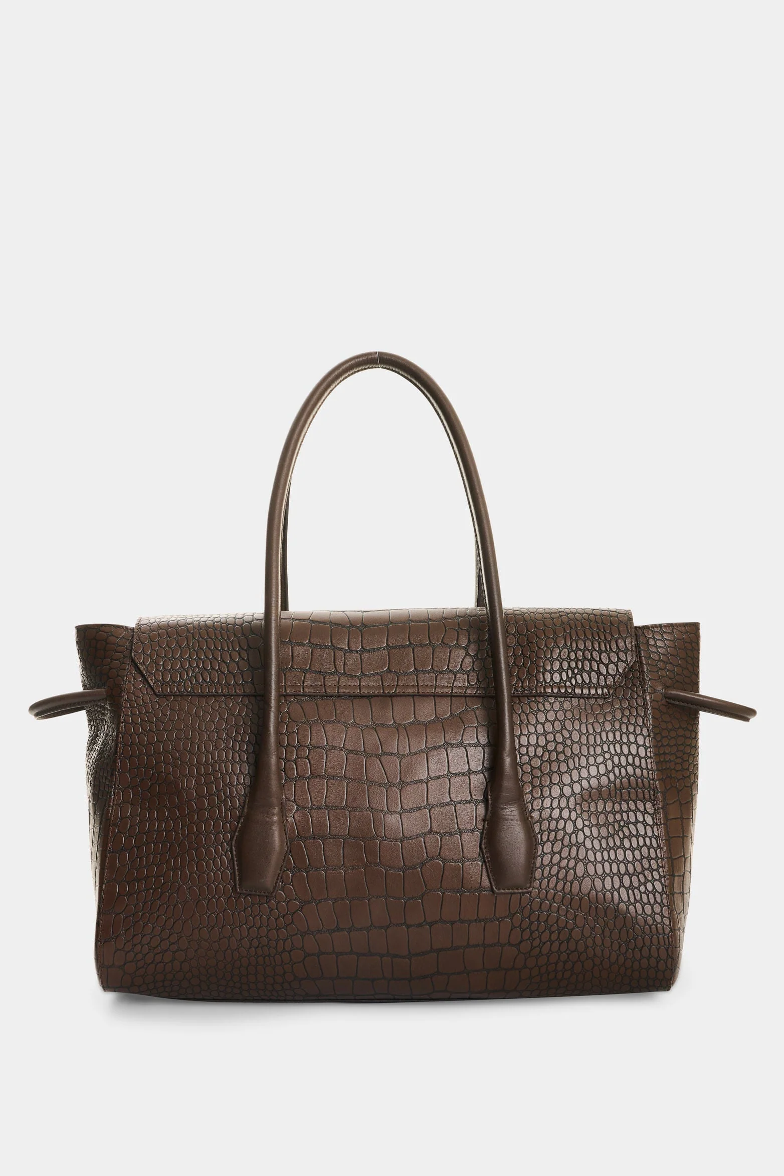 Men's Croco Leather Shopping Bag - Image 3