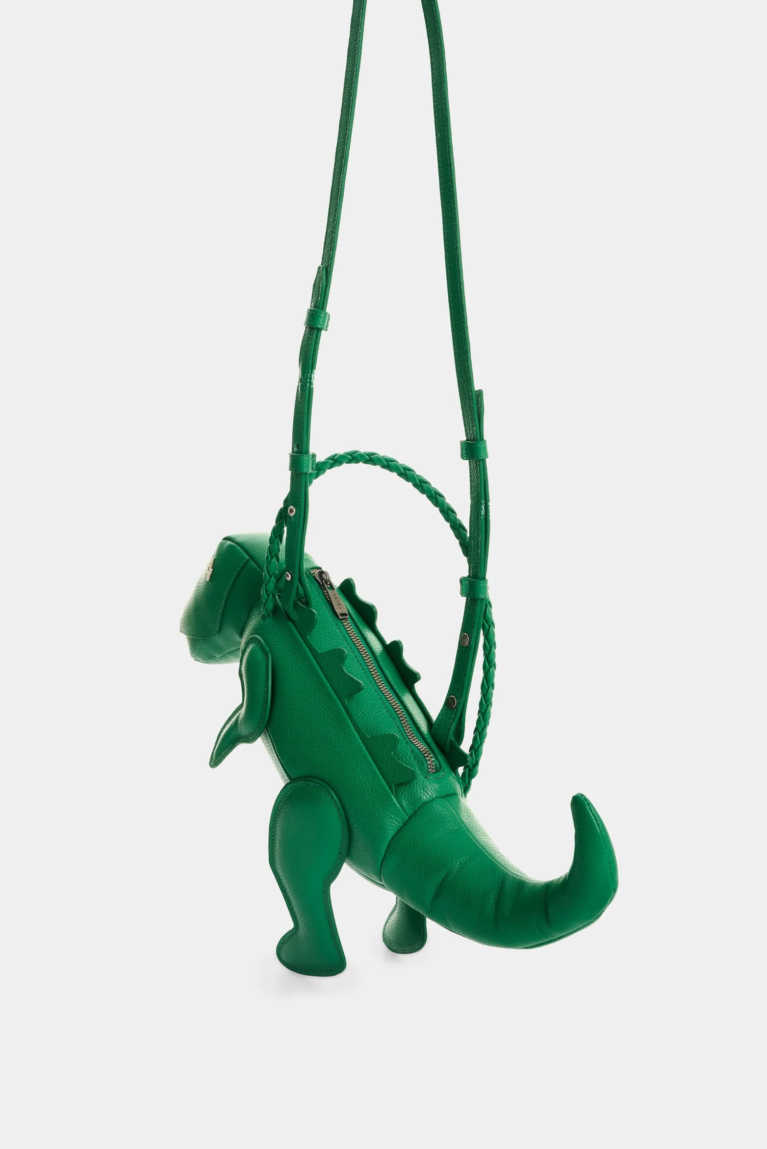 Men's Dino Croco Leather Crossbody Bag - Image 3
