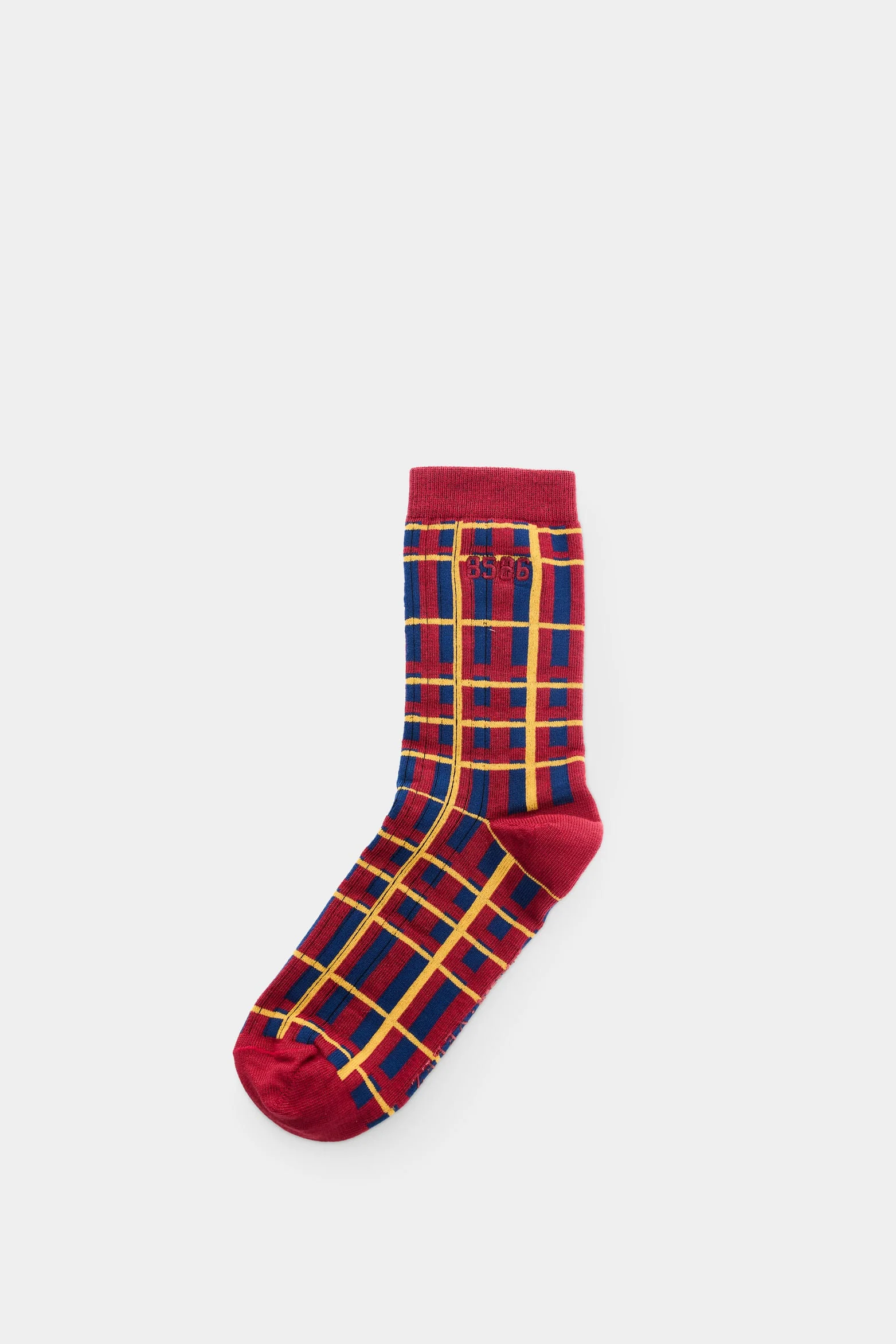 Men's Tartan Mid-Calf Socks - Image 2