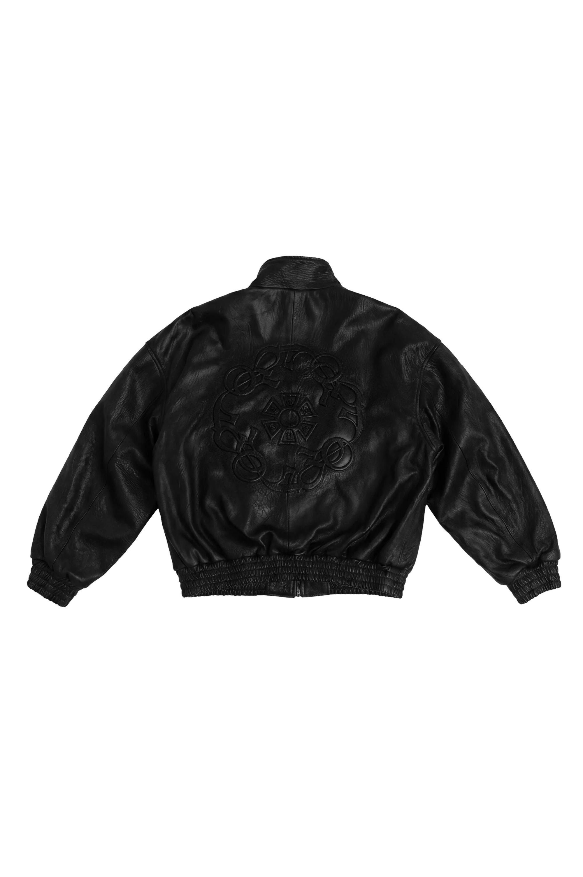 OMERTA BLACK LEATHER JACKET - Image 2